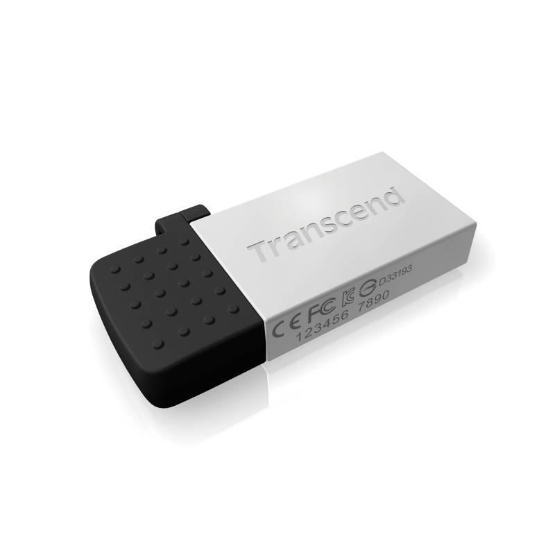 USB Flash Transcend JetFlash 380S 32GB stříbrný