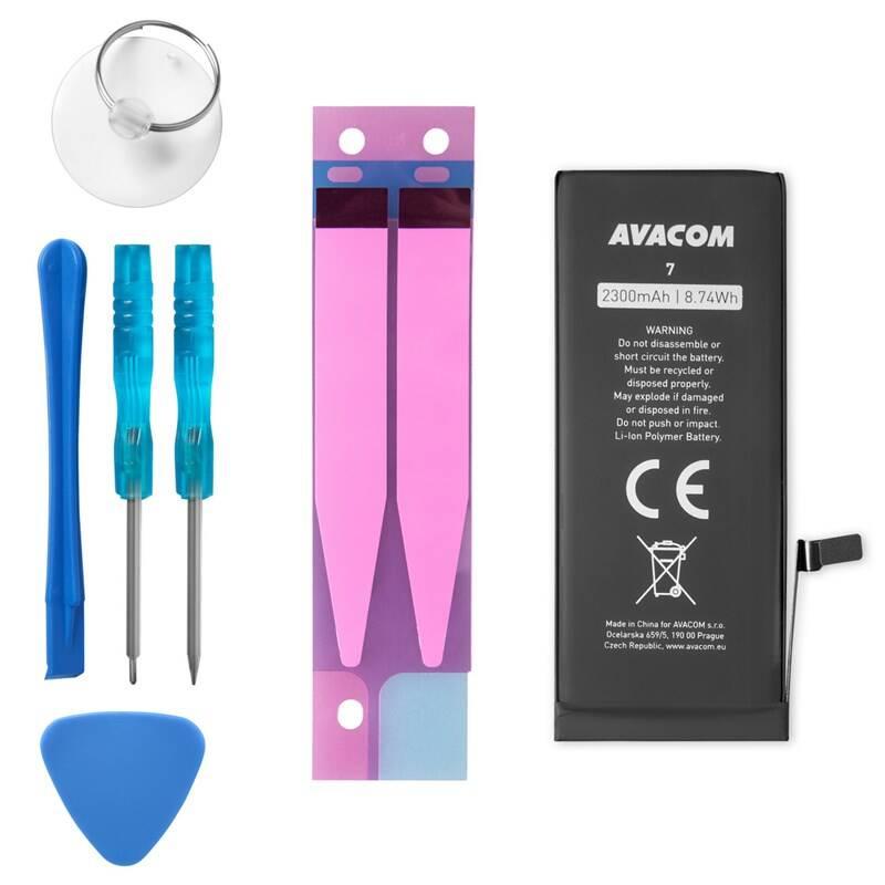 Baterie Avacom pro Apple iPhone 7 - vysokokapacitní, Li-Ion 3,8V 2300mAh, Baterie, Avacom, pro, Apple, iPhone, 7, vysokokapacitní, Li-Ion, 3,8V, 2300mAh