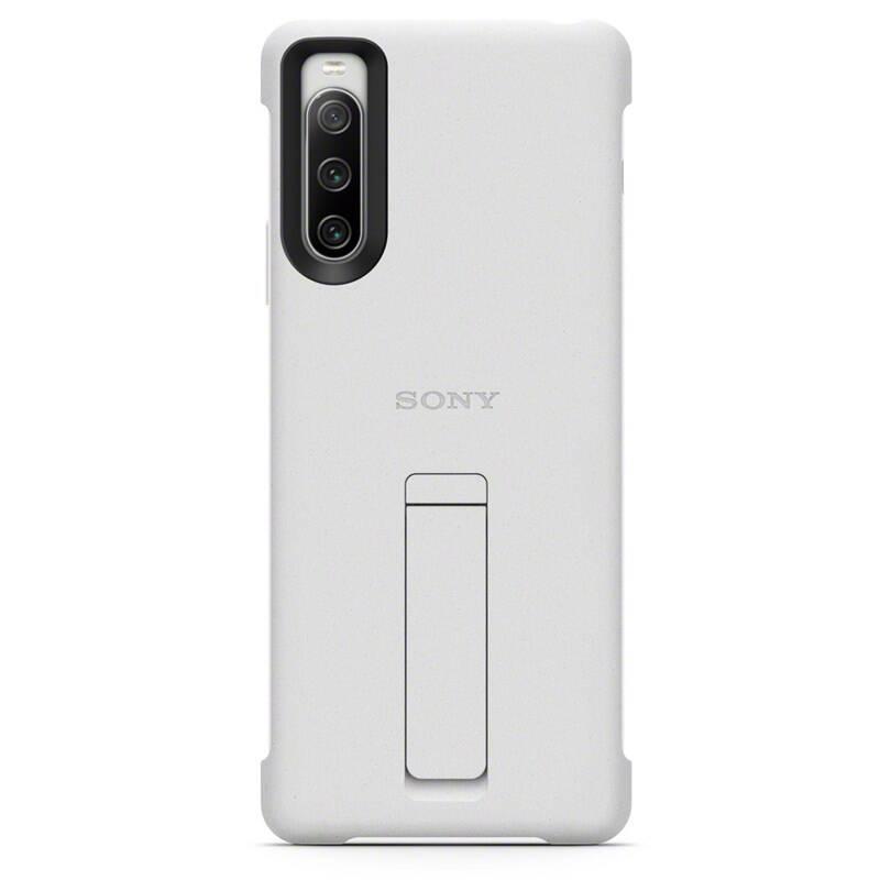Kryt na mobil Sony Xperia 10 IV 5G Stand Cover šedý