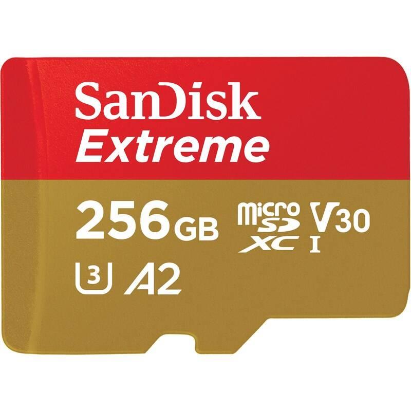 Paměťová karta SanDisk Micro SDXC Mobile Extreme 256GB UHS-I U3