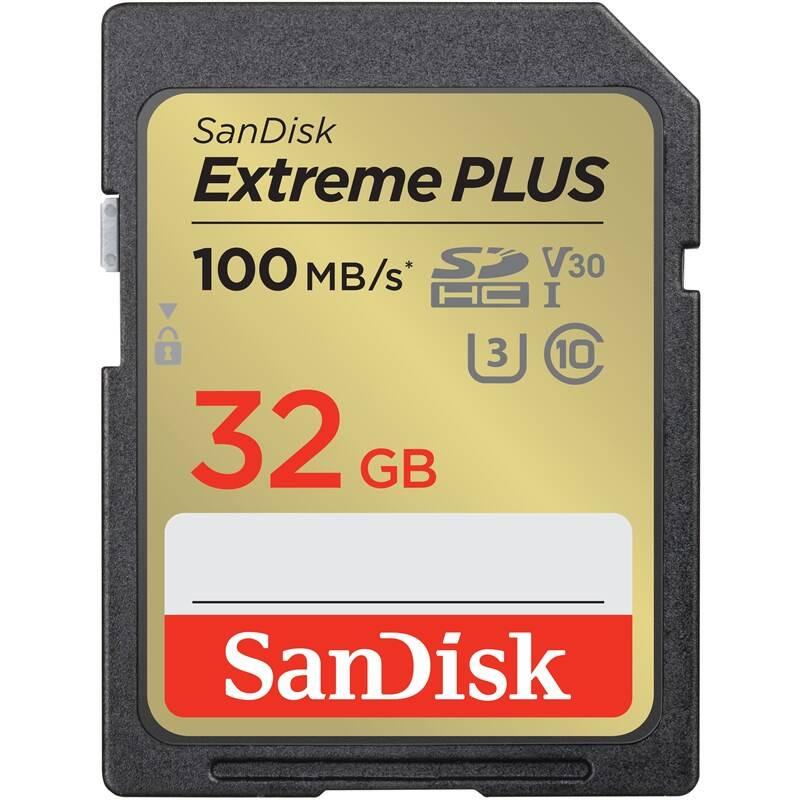 Paměťová karta SanDisk SDHC Extreme Plus 32GB UHS-I U3