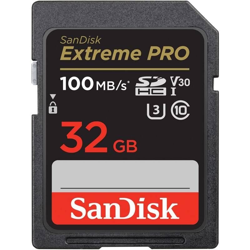 Paměťová karta SanDisk SDHC Extreme Pro 32GB UHS-I U3