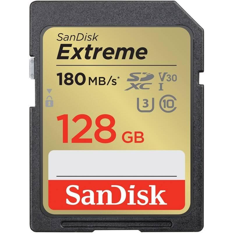 Paměťová karta SanDisk SDXC Extreme 128GB