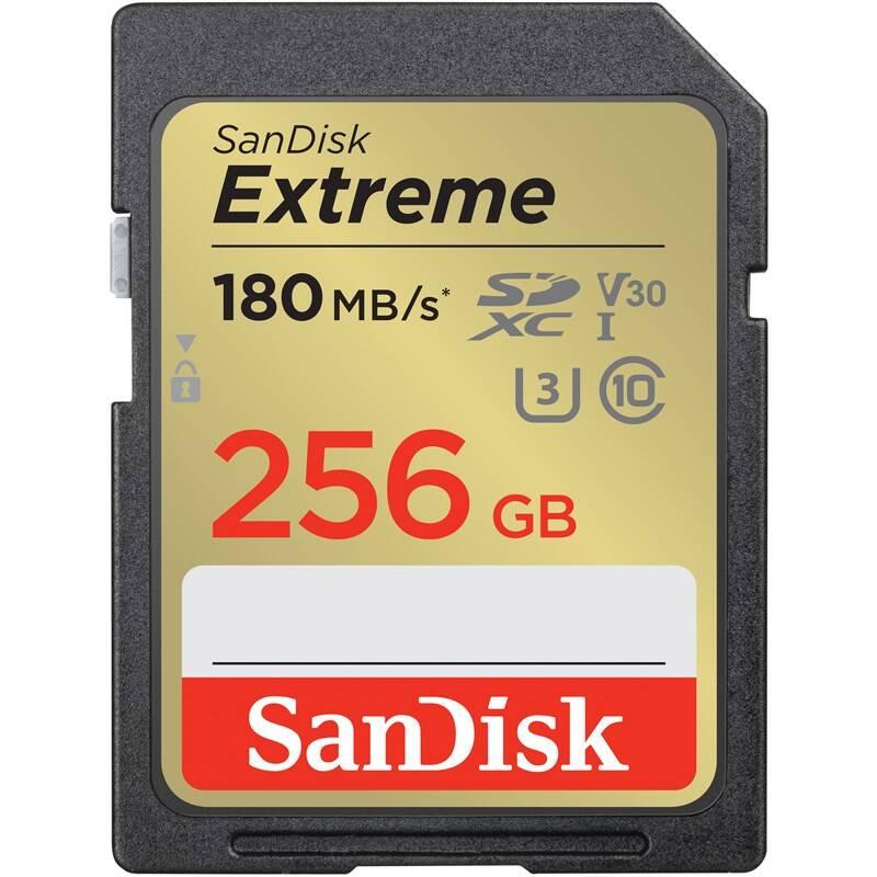 Paměťová karta SanDisk SDXC Extreme 256GB UHS-I U3