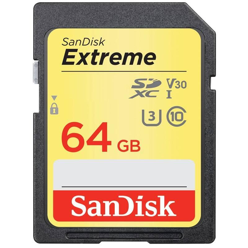 Paměťová karta SanDisk SDXC Extreme 64GB