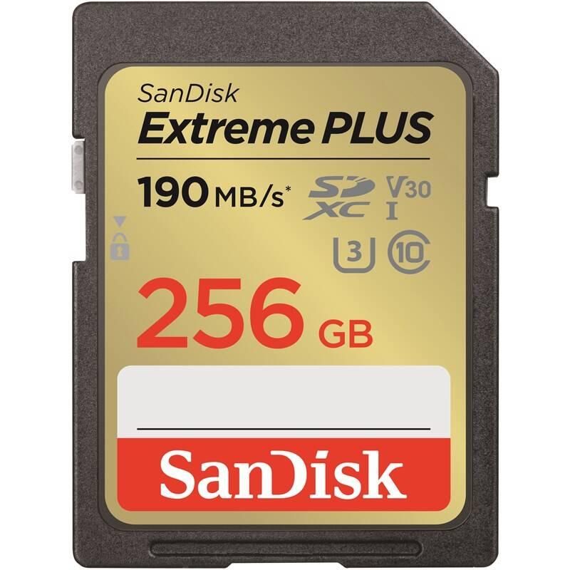 Paměťová karta SanDisk SDXC Extreme Plus 256GB UHS-I U3