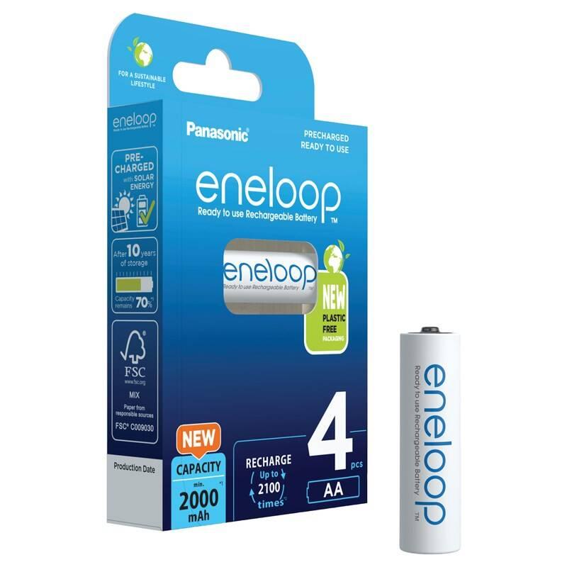 Baterie nabíjecí Panasonic Eneloop AA, HR06, 2000mAh, Ni-MH, blistr 4ks, Baterie, nabíjecí, Panasonic, Eneloop, AA, HR06, 2000mAh, Ni-MH, blistr, 4ks