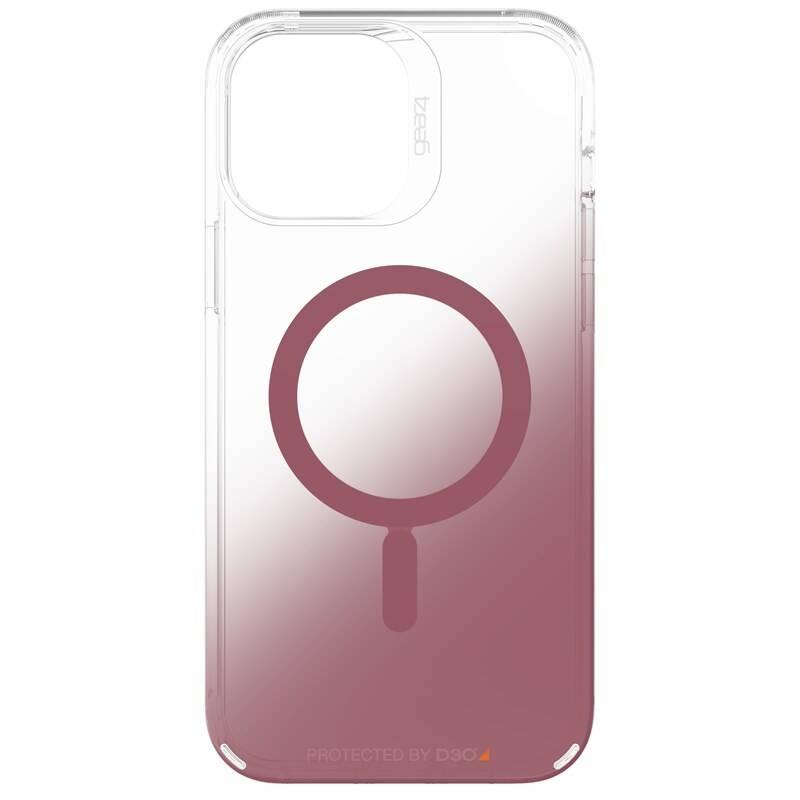Kryt na mobil Gear4 D3O Milan Snap na Apple iPhone 13 Pro Max růžový průhledný