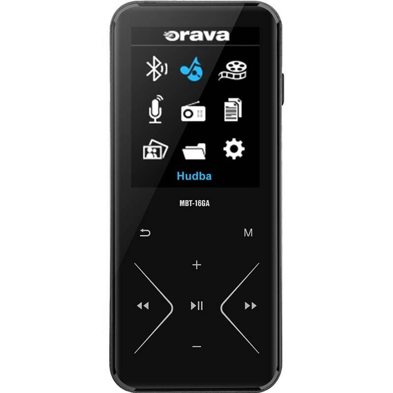 MP4 přehrávač Orava MBT-16GA černý