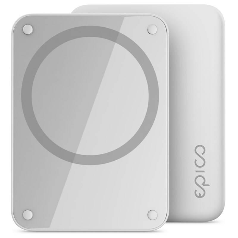 Powerbank Epico 4200mAh MagSafe šedá