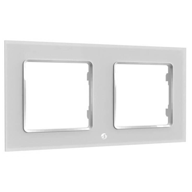 Rámeček Shelly pro spínač Shelly WS, dvojrámeček bílá