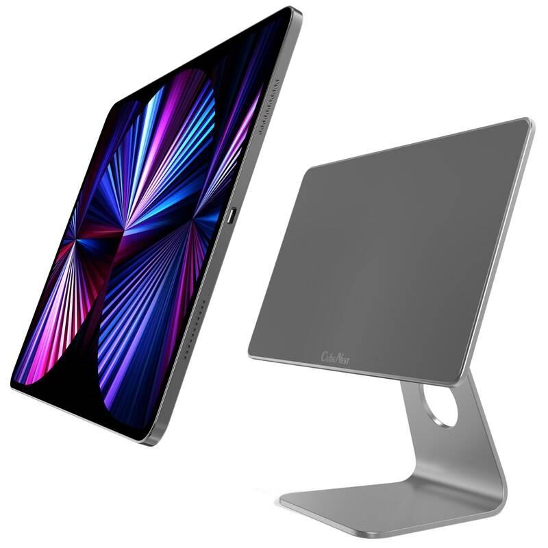 Stojánek CubeNest S021 magnetický pro Apple iPad Air 10,9" a iPad Pro 11" šedý