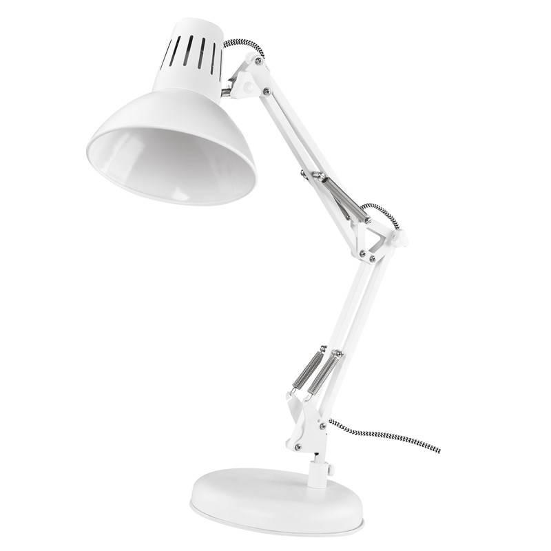 Stolní lampička EMOS DUSTIN bílá