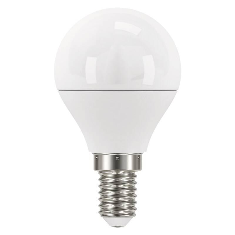 Žárovka LED EMOS True Light, Mini Globe, 4,2W, E14, teplá bílá