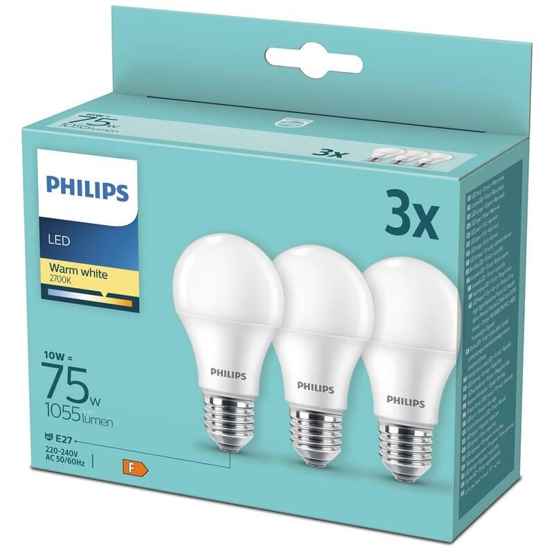 Žárovka LED Philips klasik, 10W, E27,