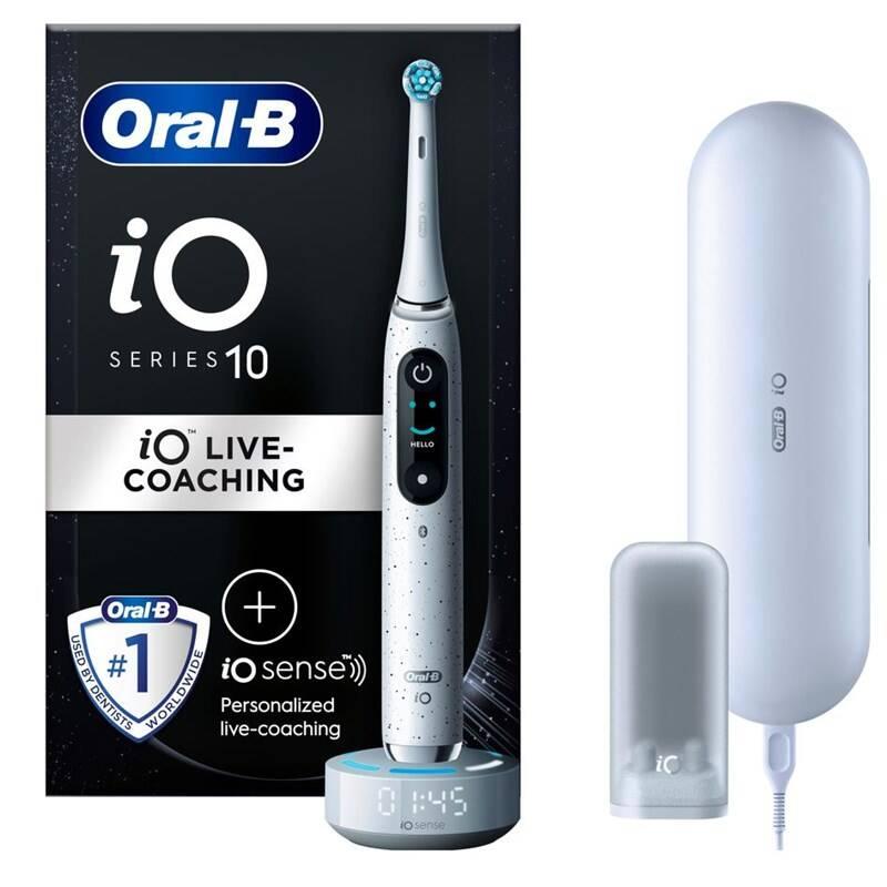 Zubní kartáček Oral-B iO Series 10 Stardust White, Zubní, kartáček, Oral-B, iO, Series, 10, Stardust, White