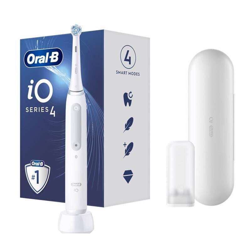 Zubní kartáček Oral-B iO Series 4 Quite White, Zubní, kartáček, Oral-B, iO, Series, 4, Quite, White