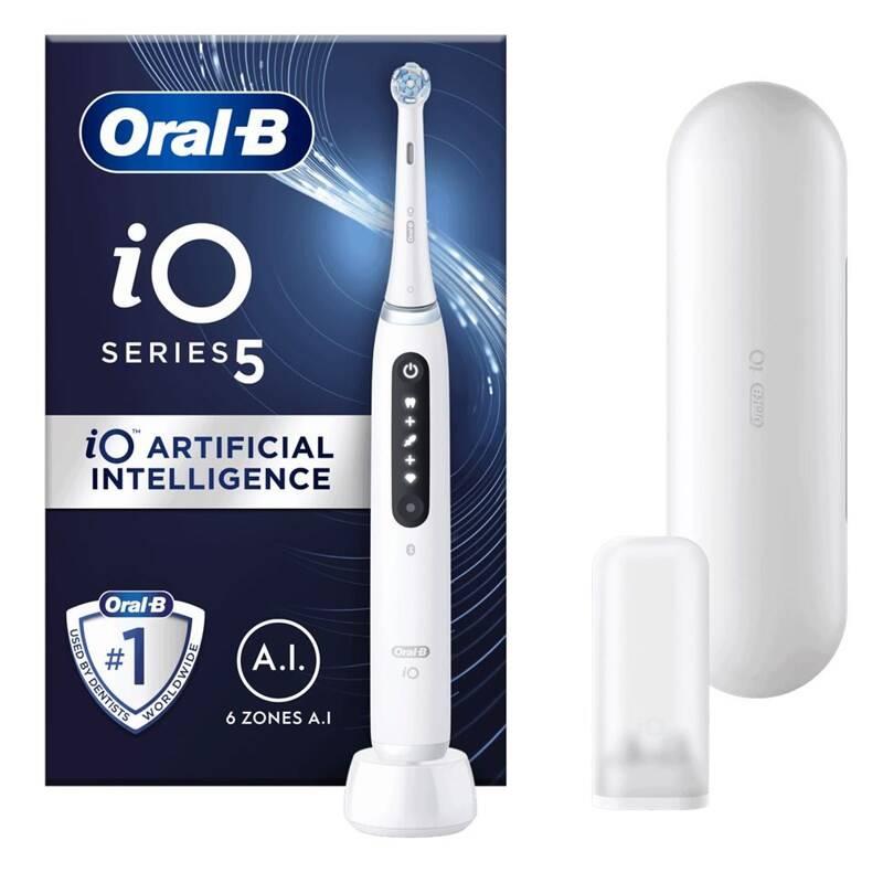 Zubní kartáček Oral-B iO Series 5 Quite White, Zubní, kartáček, Oral-B, iO, Series, 5, Quite, White