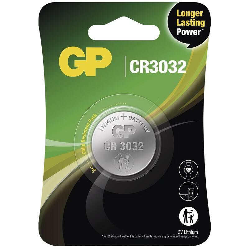 Baterie lithiová GP CR3032, blistr 1