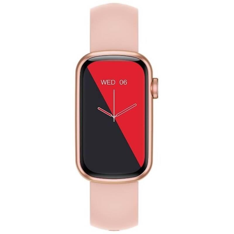 Chytré hodinky Garett Action růžové, Chytré, hodinky, Garett, Action, růžové