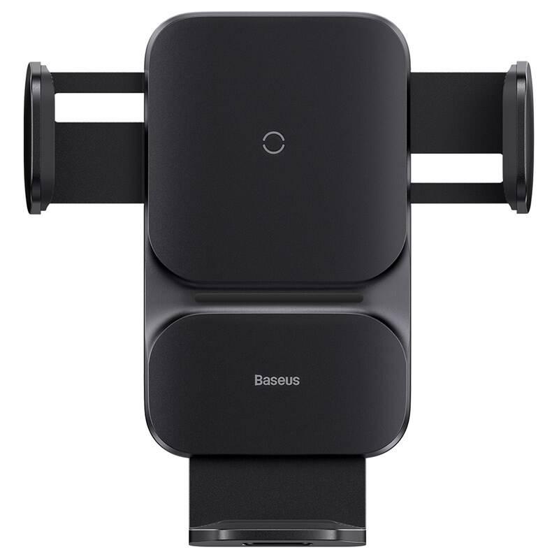 Držák na mobil Baseus Wisdom Auto Alignment s bezdrátovým nabíjením 15 W černý