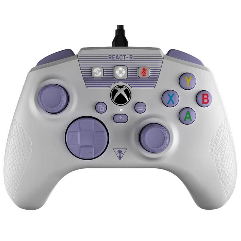 Gamepad Turtle Beach REACT-R pro Xbox One Series, PC bílý fialový, Gamepad, Turtle, Beach, REACT-R, pro, Xbox, One, Series, PC, bílý, fialový