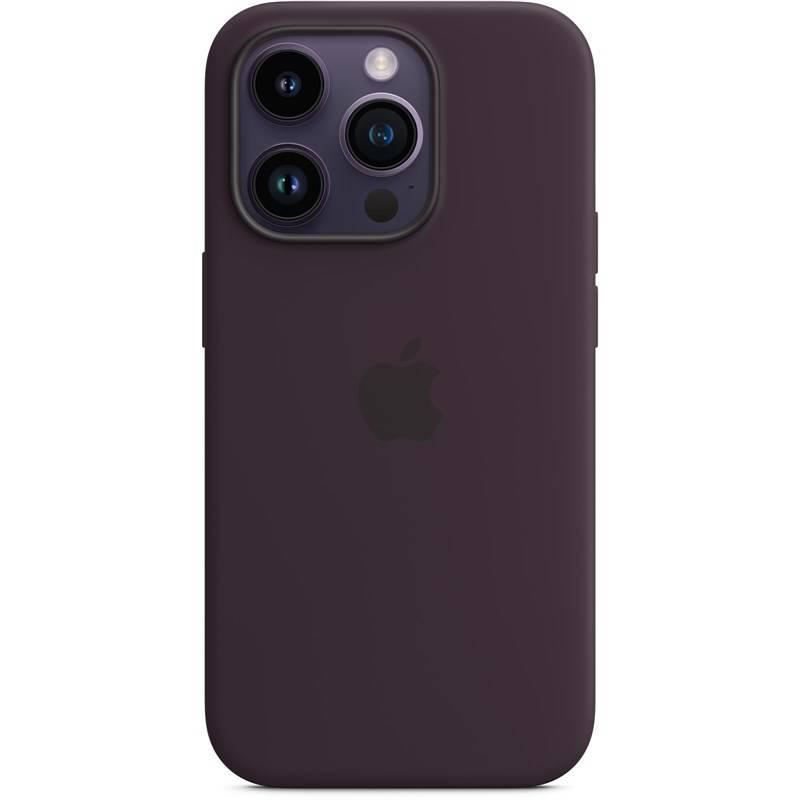 Kryt na mobil Apple Silicone Case s MagSafe pro iPhone 14 Pro - bezinkově fialový