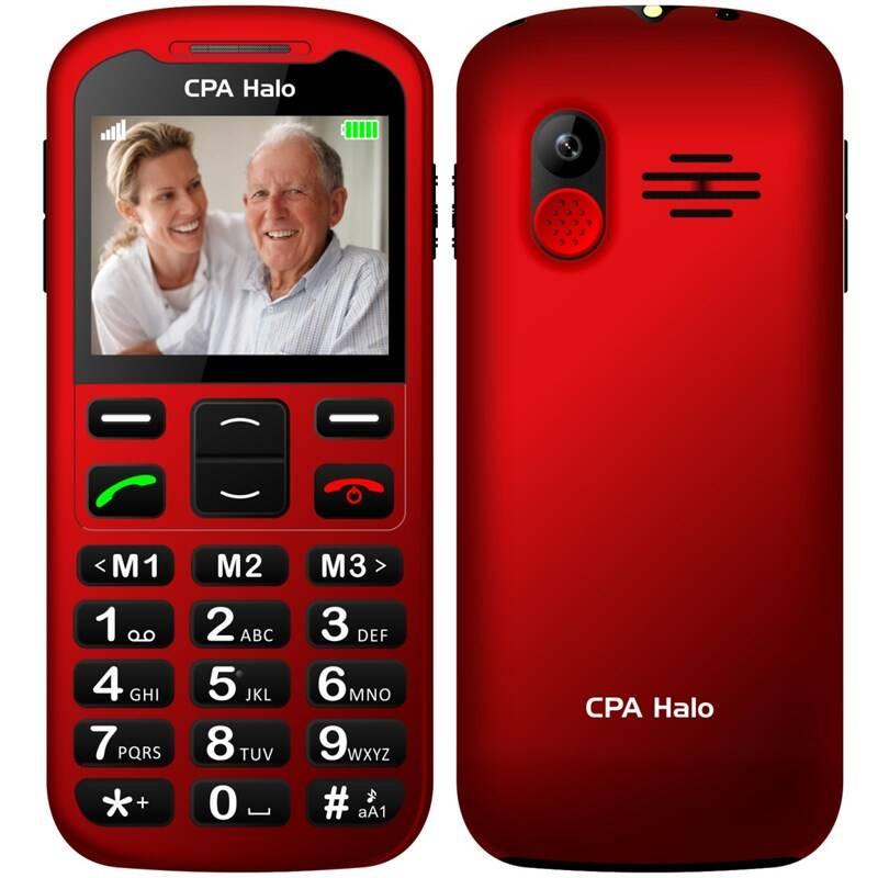 Mobilní telefon CPA Halo 19 červený