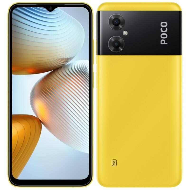 Mobilní telefon Poco M4 5G 4GB 64GB žlutý, Mobilní, telefon, Poco, M4, 5G, 4GB, 64GB, žlutý