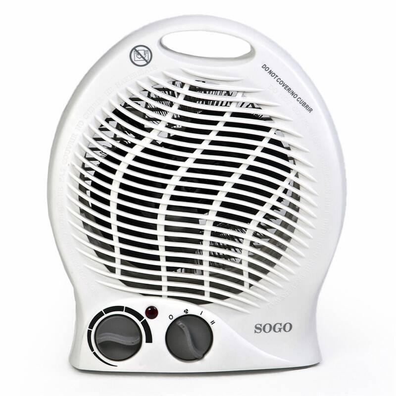 Teplovzdušný ventilátor SOGO SS-18305 bílý