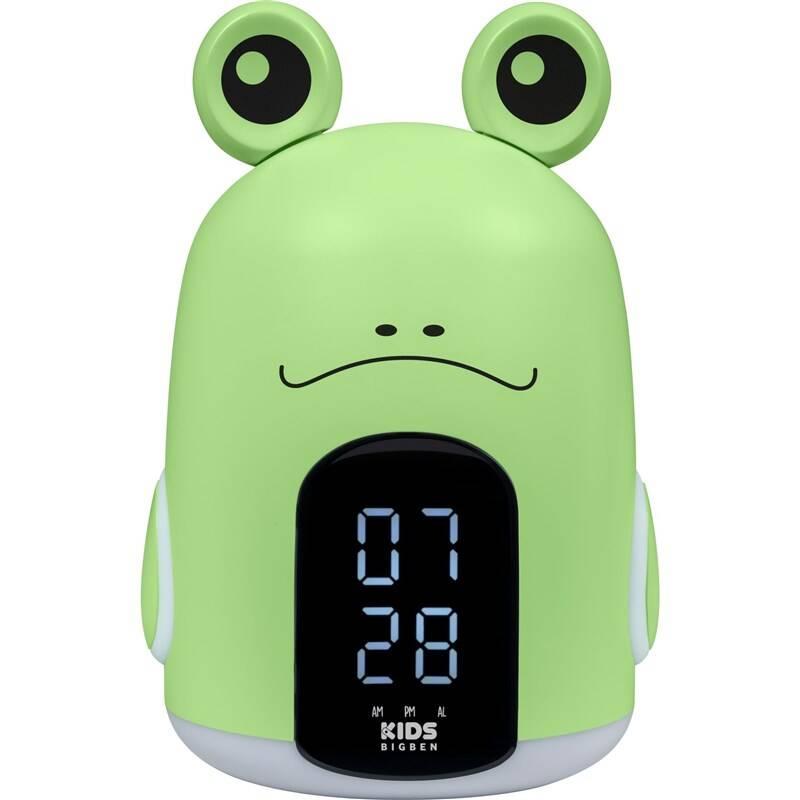 Budík Bigben RKIDSFROG zelený