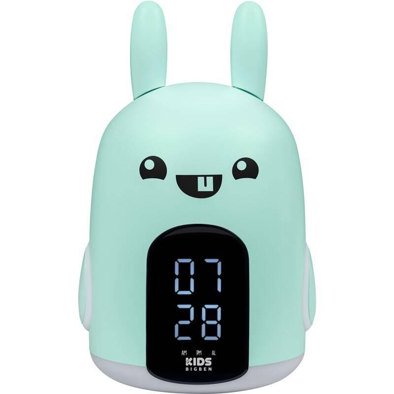 Budík Bigben RKIDSRABBIT tyrkysový, Budík, Bigben, RKIDSRABBIT, tyrkysový