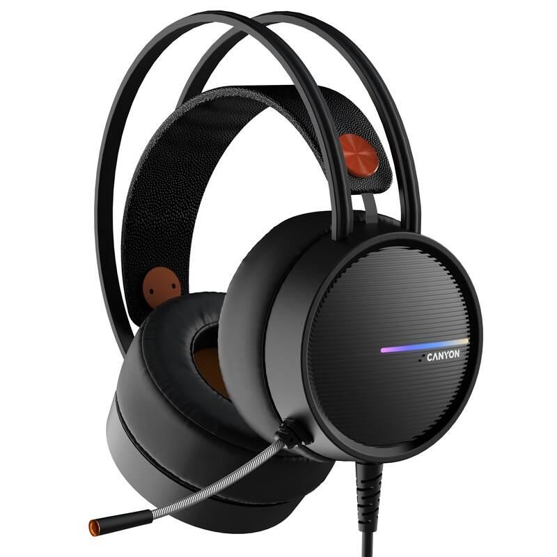 Headset Canyon Interceptor GH-8A černý