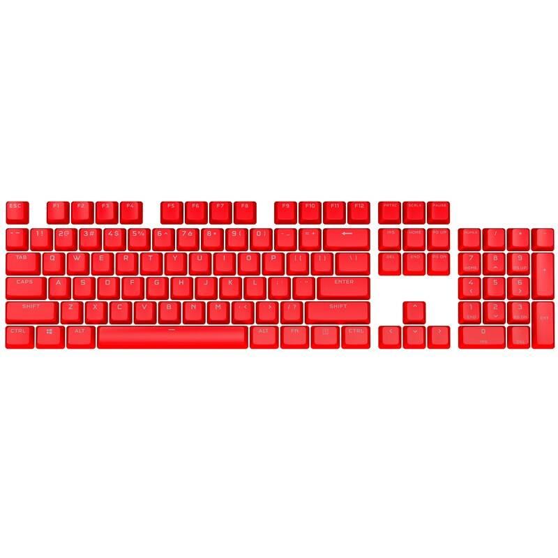 Klávesy Corsair PBT DOUBLE-SHOT PRO Keycap Mod Kit - 104-Key, NA, ORIGIN Red