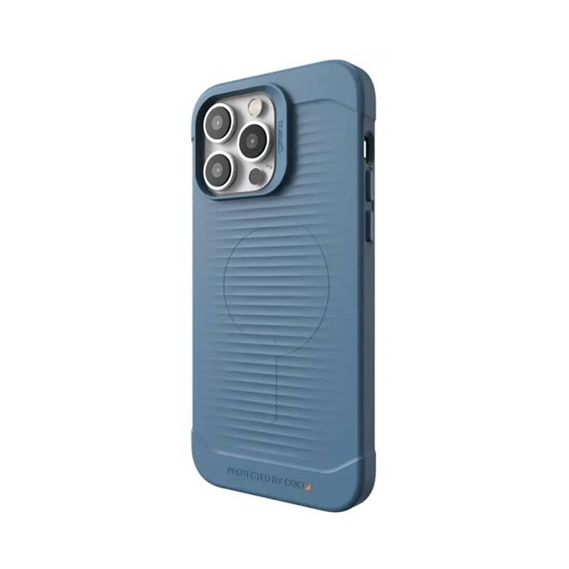 Kryt na mobil Gear4 D3O Havana Snap na Apple iPhone 14 Pro Max modrý