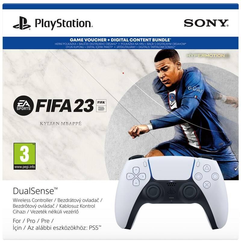 Ovladač Sony DualSense Wireless pro PS5 FIFA 23 bílý, Ovladač, Sony, DualSense, Wireless, pro, PS5, FIFA, 23, bílý