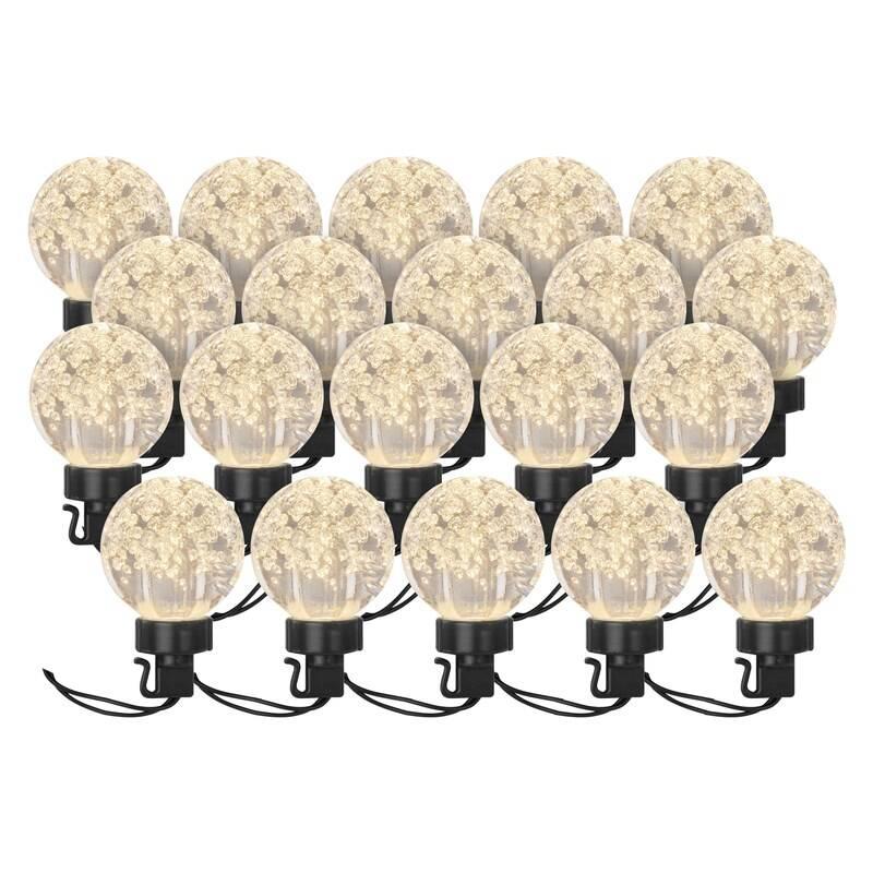 Párty osvětlení EMOS 20 LED řetěz - 20x párty žárovky, 7,6 m, venkovní i vnitřní, teplá bílá