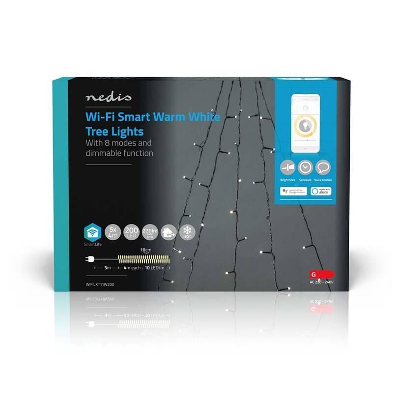 Vánoční osvětlení Nedis SmartLife LED, Wi-Fi,