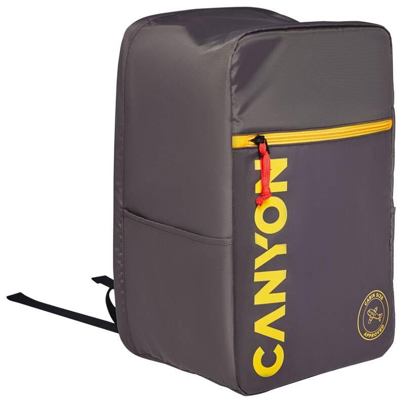 Batoh na notebook Canyon CSZ-02 pro 15.6", 20x25x40cm, 20L šedý