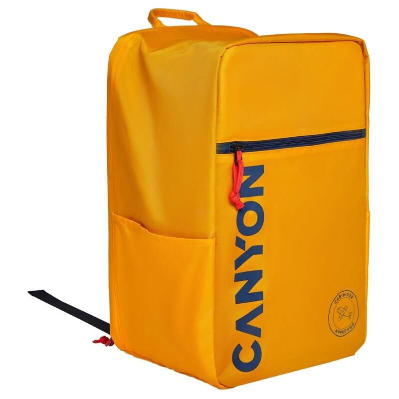 Batoh na notebook Canyon CSZ-02 pro 15.6", 20x25x40cm, 20L žlutý