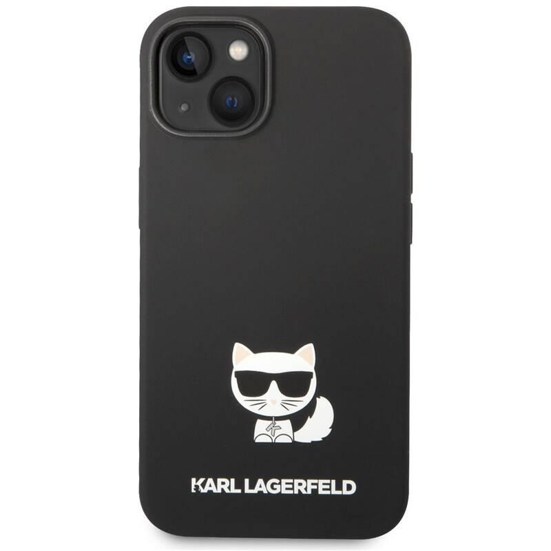 Kryt na mobil Karl Lagerfeld Liquid Silicone Choupette na Apple iPhone 14 Plus černý, Kryt, na, mobil, Karl, Lagerfeld, Liquid, Silicone, Choupette, na, Apple, iPhone, 14, Plus, černý