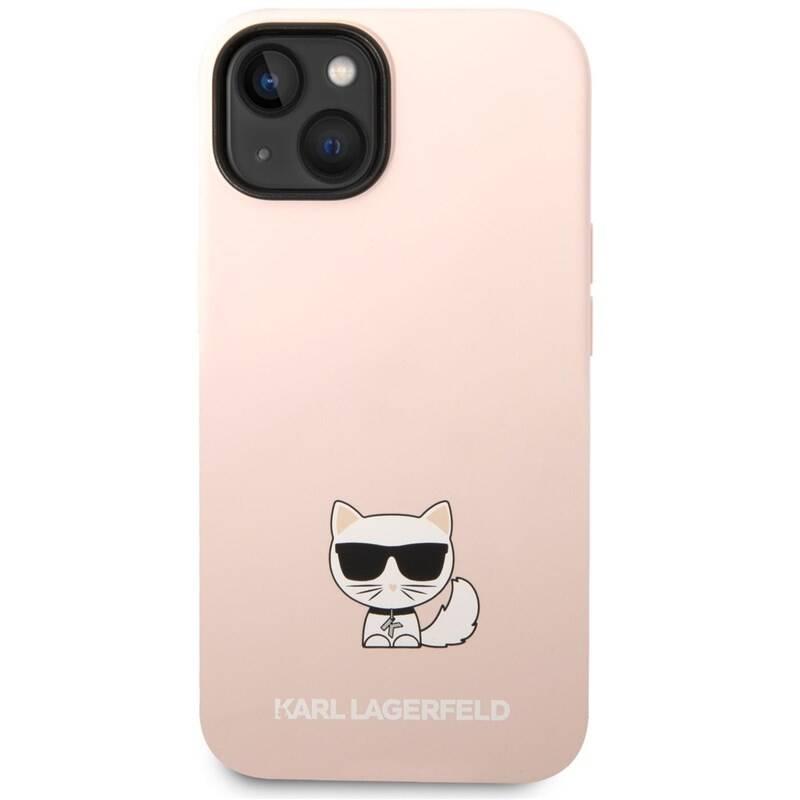 Kryt na mobil Karl Lagerfeld Liquid Silicone Choupette na Apple iPhone 14 Plus růžový, Kryt, na, mobil, Karl, Lagerfeld, Liquid, Silicone, Choupette, na, Apple, iPhone, 14, Plus, růžový