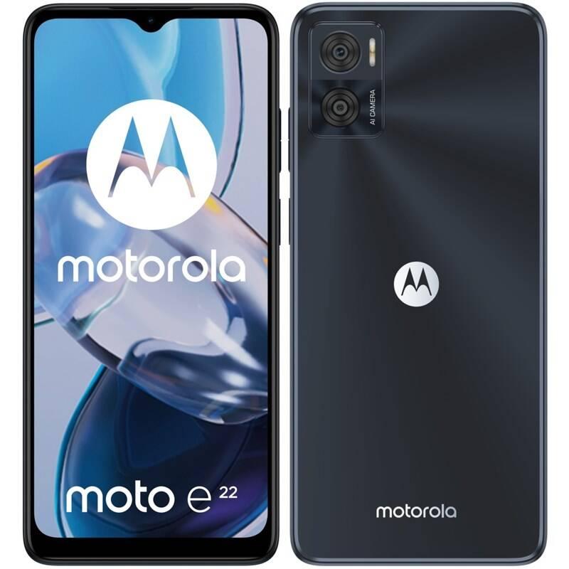 Mobilní telefon Motorola E22 3 GB 32 GB černý, Mobilní, telefon, Motorola, E22, 3, GB, 32, GB, černý