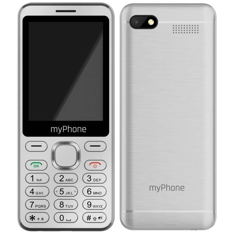 Mobilní telefon myPhone Maestro 2 stříbrný