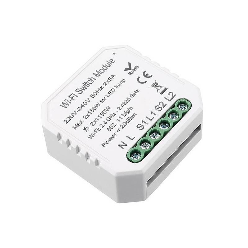 Modul IMMAX NEO LITE SMART kontroler V3 2-tlačítkový Wi-Fi, TUYA