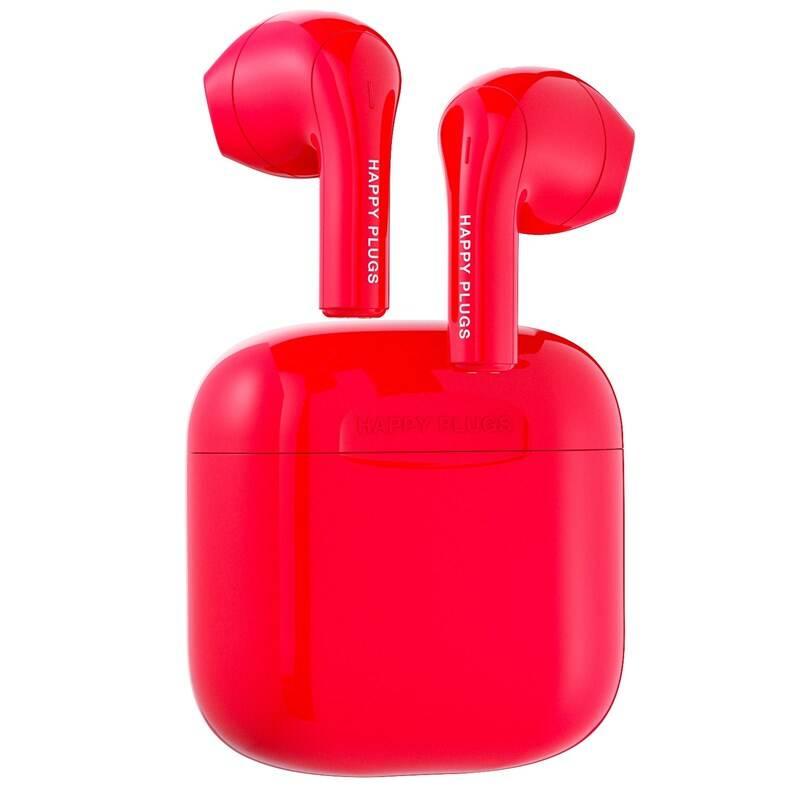 Sluchátka Happy Plugs Joy červená
