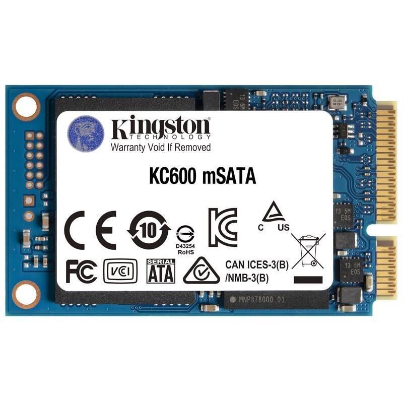 SSD Kingston KC600 256GB mSATA, SSD, Kingston, KC600, 256GB, mSATA