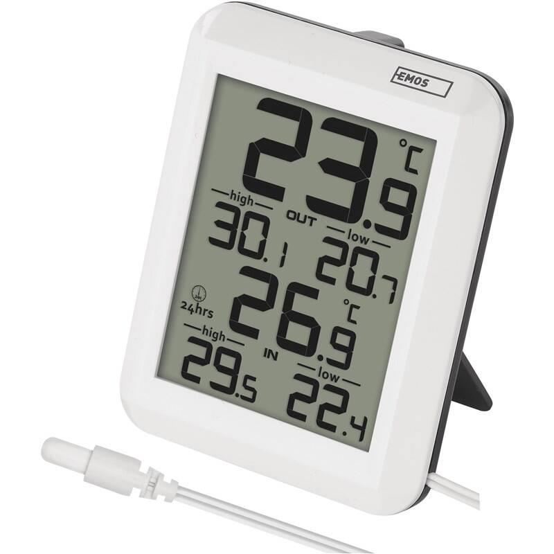 Teploměr EMOS E0422 bílý