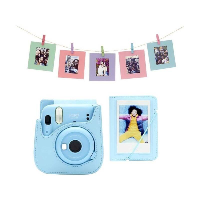 Digitální fotoaparát Fujifilm Instax mini 11 Vánoční set modrý, Digitální, fotoaparát, Fujifilm, Instax, mini, 11, Vánoční, set, modrý