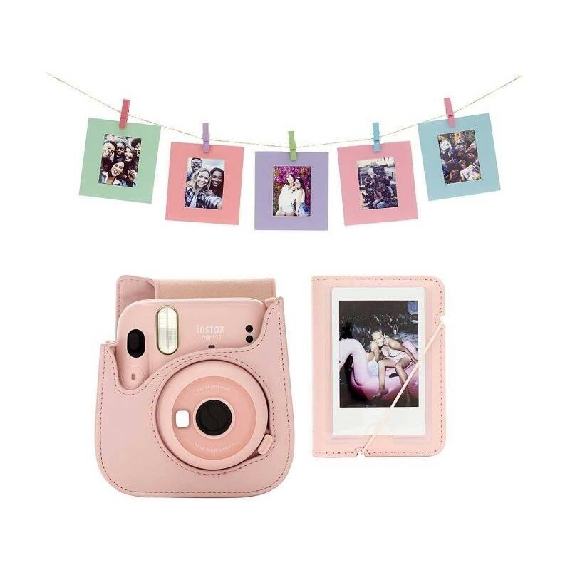 Digitální fotoaparát Fujifilm Instax mini 11 Vánoční set růžový